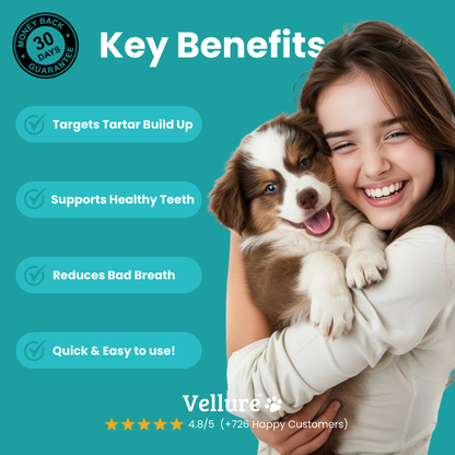 Vellure™ Organic Pet Dental Wipes